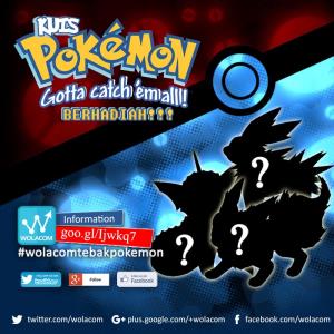 Kuis #WolacomTebakPokemon Periode 3, 17-23 Agustus! Menangkan Pulsa GRATIS