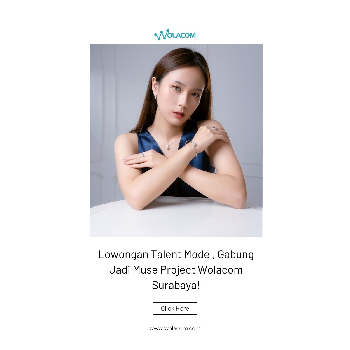Lowongan Talent Model, Gabung Jadi Muse Project Wolacom Surabaya!
