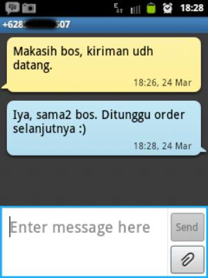 Perhatikan reputasi Toko Online Tersebut