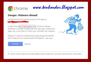 4. Website yang Mengandung Malware