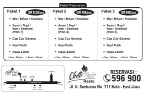 Paket Prasmanan Murah, Halal dan Enak