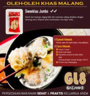 Frozen Food Andalan Restoran GL 8, Sweekiau atau Pangsit Babi Jumbo.