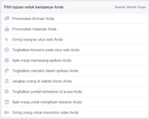 3. Pilihan Jenis Iklan