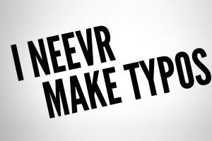 1. Sering Menulis Typo